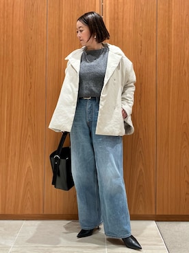 「アイテム（ダウンジャケット/コート）」を使った、terunumaさん（レディース・150cm）の秋コーディネート