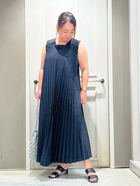 「qualite（カリテ）のアイテム（ワンピース）」を使った、terunumaさん（レディース・150cm）の夏コーディネート