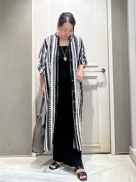「qualite（カリテ）のアイテム（ワンピース）」を使った、terunumaさん（レディース・150cm）の夏コーディネート