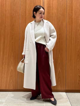 「アイテム（チェスターコート）」を使った、terunumaさん（レディース・150cm）の秋コーディネート