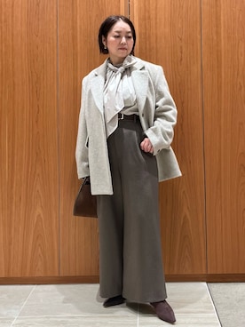 「アイテム（テーラードジャケット）」を使った、terunumaさん（レディース・150cm）の秋コーディネート