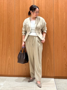 「qualite（カリテ）のアイテム（ジャケット/アウター）」を使った、terunumaさん（レディース・150cm）の秋コーディネート