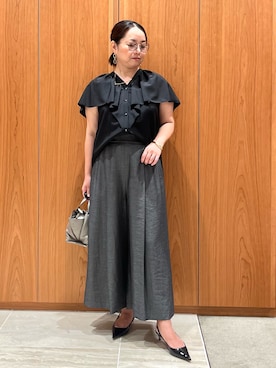 「ラッフルフリル」｜terunumaさん（レディース・150cm）の夏コーディネート