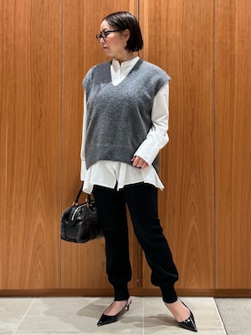 「ジョガーパンツ」｜terunumaさん（レディース・150cm）の冬コーディネート