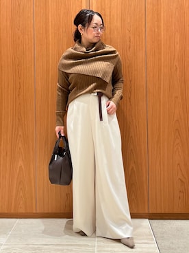 「アイテム（パンプス）」を使った、terunumaさん（レディース・150cm）の秋コーディネート