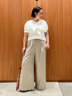 「qualite（カリテ）のアイテム（アクセサリー）」を使った、terunumaさん（レディース・150cm）の春コーディネート