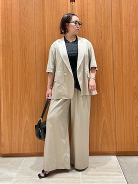 「qualite（カリテ）のアイテム（アクセサリー）」を使った、terunumaさん（レディース・150cm）の春コーディネート