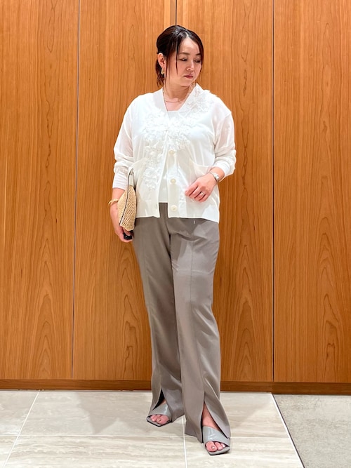 boussole×qualite フラワーエンブロカーディガン（カーディガン