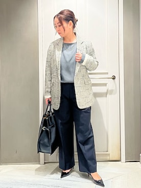 「qualite（カリテ）のアイテム（ジャケット/アウター）」を使った、terunumaさん（レディース・150cm）の秋コーディネート