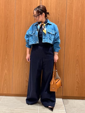 「ジージャン」｜「アイテム（ブルゾン）」を使った、terunumaさん（レディース・150cm）の冬コーディネート