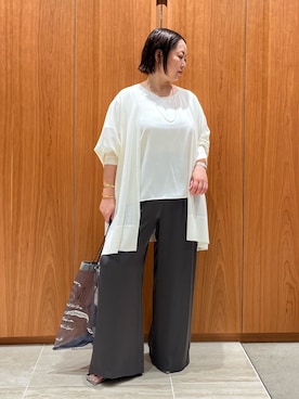 「qualite（カリテ）のアイテム（アクセサリー）」を使った、terunumaさん（レディース・150cm）の春コーディネート