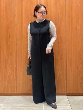 「アイテム（つなぎ/オールインワン）」を使った、terunumaさん（レディース・150cm）の秋コーディネート