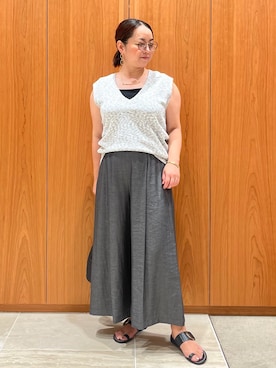「アイテム（ベスト）」を使った、terunumaさん（レディース・150cm）の夏コーディネート
