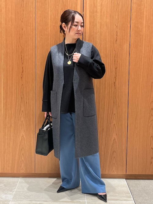 セール】ウールジョーゼッドプルオーバー（シャツ/ブラウス）｜qualite  