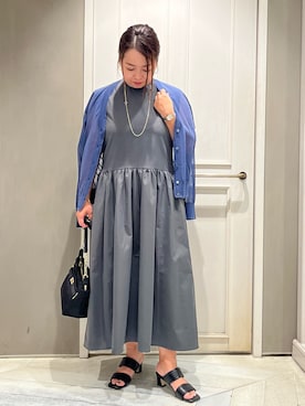 「qualite（カリテ）のアイテム（ワンピース）」を使った、terunumaさん（レディース・150cm）の夏コーディネート