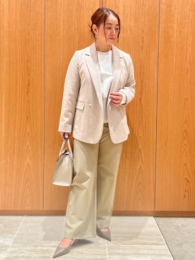 「qualite（カリテ）のアイテム（ジャケット/アウター）」を使った、terunumaさん（レディース・150cm）の秋コーディネート