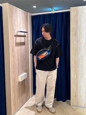 「MEI（メイ）のアイテム」を使った、ふなさん（メンズ・178cm）の夏コーディネート