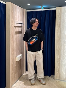 「MEI（メイ）のアイテム」を使った、ふなさん（メンズ・178cm）の夏コーディネート