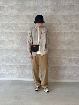 「FREDY&GLOSTER」｜ふなさん（メンズ・178cm）の秋コーディネート