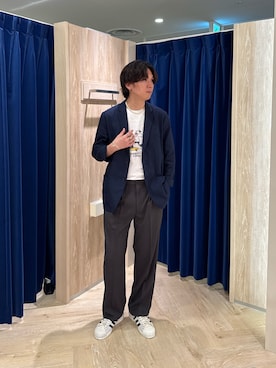 「アイテム（ジャケット/アウター）」を使った、ふなさん（メンズ・178cm）の夏コーディネート