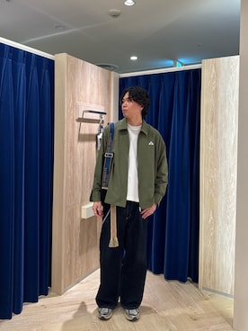 「GEVACO（ゲバコ）のアイテム」を使った、ふなさん（メンズ・178cm）の冬コーディネート