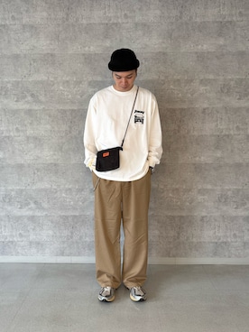 「FREDY&GLOSTER」｜ふなさん（メンズ・178cm）の秋コーディネート