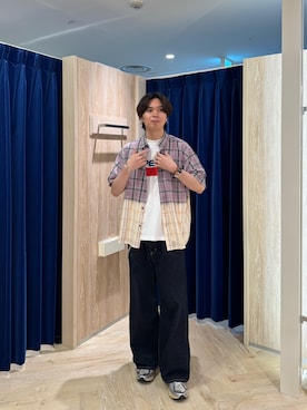 「アイテム（シャツ/ブラウス）」を使った、ふなさん（メンズ・178cm・30代）の夏コーディネート