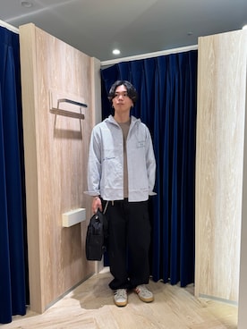 「UNIVERSAL OVERALL（ユニバーサルオーバーオール）のアイテム」を使った、ふなさん（メンズ・178cm）の秋コーディネート