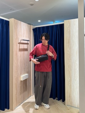 「UNIVERSAL OVERALL（ユニバーサルオーバーオール）のアイテム」を使った、ふなさん（メンズ・178cm）の秋コーディネート