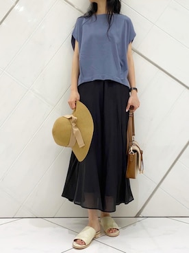 AI.Uさん（レディース・168cm）の夏コーディネート