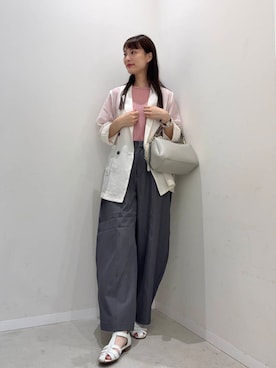 「アーバンリサーチ」｜AI.Uさん（レディース・168cm）の夏コーディネート