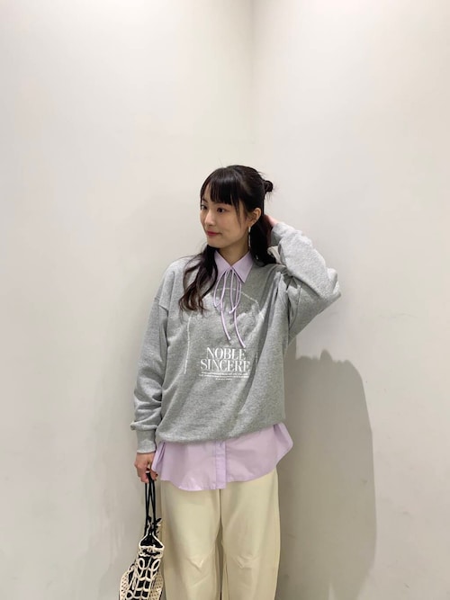 セール】シシュウグラフィックルーズスウェット（スウェット）｜SENSE