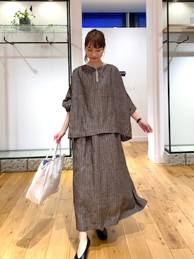 AI.Uさん（レディース・168cm）の春コーディネート