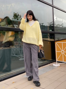 AI.Uさん（レディース・168cm）の冬コーディネート