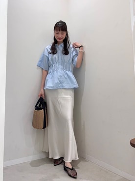 「アーバンリサーチ」｜AI.Uさん（レディース・168cm）の夏コーディネート