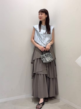 「アーバンリサーチ」｜「アイテム（パンプス）」を使った、AI.Uさん（レディース・168cm）の夏コーディネート