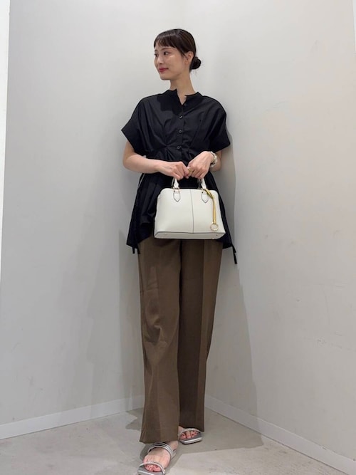『UR TECH DRYLUXE』リネンライクワイドパンツ