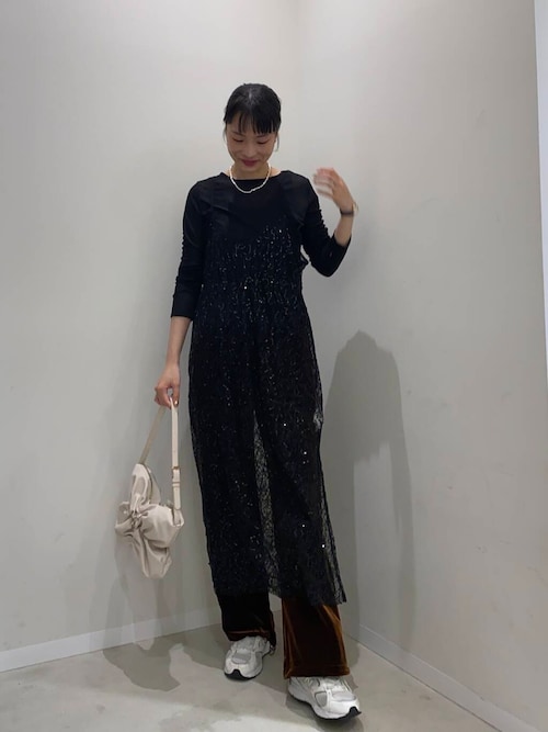 セール】スパンコールキャミワンピース（ワンピース）｜SENSE OF PLACE