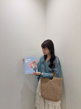 「アーバンリサーチ」｜「アイテム（バレエシューズ）」を使った、AI.Uさん（レディース・168cm）の春コーディネート