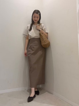「アーバンリサーチ」｜「アイテム（パンプス）」を使った、AI.Uさん（レディース・168cm）の春コーディネート