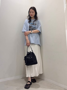 「アーバンリサーチ」｜「アイテム（パンプス）」を使った、AI.Uさん（レディース・168cm）の夏コーディネート