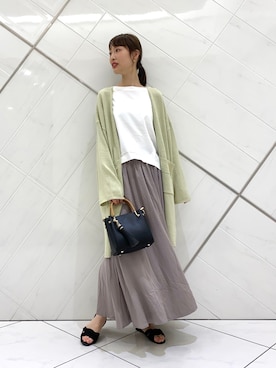 AI.Uさん(レディース・168cm)の春コーディネート