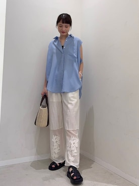 「飲み会コーデ」｜AI.Uさん（レディース・168cm）の夏コーディネート