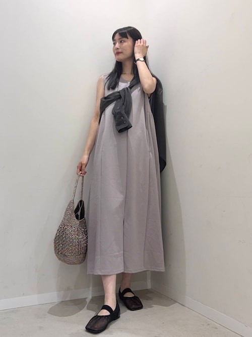 Urbanic 30 ♥ Crease One-piece/ 追跡付 セール】ZIPVネックカットワンピース（ワンピース）｜SENSE OF