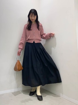 「アーバンリサーチ」｜「アイテム（バレエシューズ）」を使った、AI.Uさん（レディース・168cm）の春コーディネート