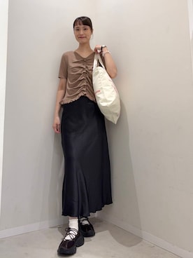 「飲み会コーデ」｜AI.Uさん（レディース・168cm）の夏コーディネート