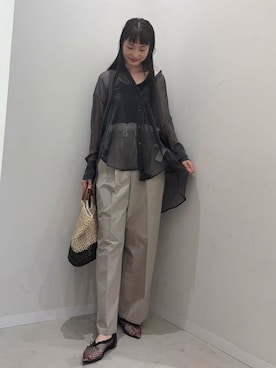 「アーバンリサーチ」｜「アイテム（パンプス）」を使った、AI.Uさん（レディース・168cm）の春コーディネート