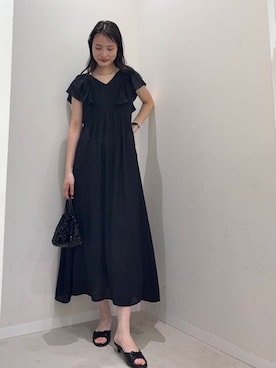 「初夏のお出掛けコーデ」｜「アイテム（ワンピース/ドレス）」を使った、AI.Uさん（レディース・168cm）の夏コーディネート