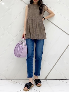 AI.Uさん（レディース・168cm）の夏コーディネート