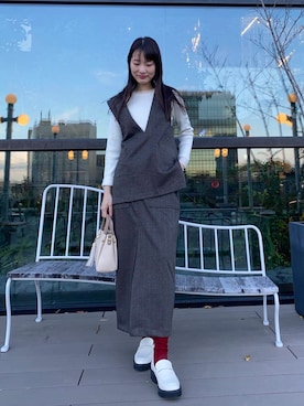 AI.Uさん（レディース・168cm）の冬コーディネート